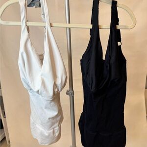 Belly bandit mother Tucker White and Black tank tops